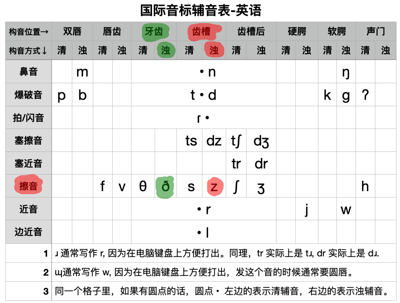 /ð/-/z/构音对比